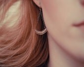 Sterling Silver Metalwork Teardrop Earrings - Fiona Earrings
