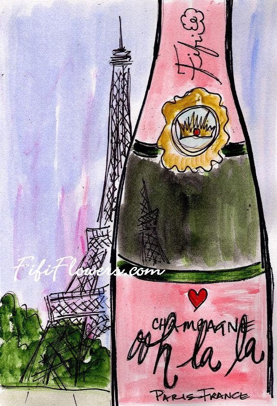Ooh la la Eiffel Champagne