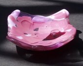Fused glass bowl - recycled  glass