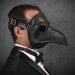 Plague Doctor mask in Black "Krankheit"