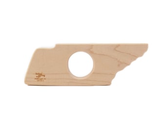 Wood Toy Tennessee State wooden teether baby toy