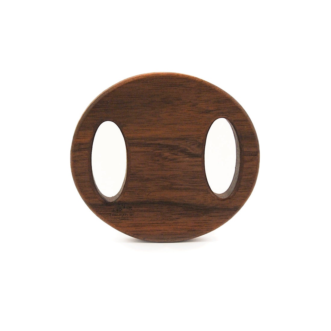 wooden toy baby rattle, walnut baby gift