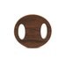 wooden toy baby rattle, walnut baby gift