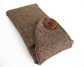 Herringbone iPhone 5 Case Handmade Wool iSockit