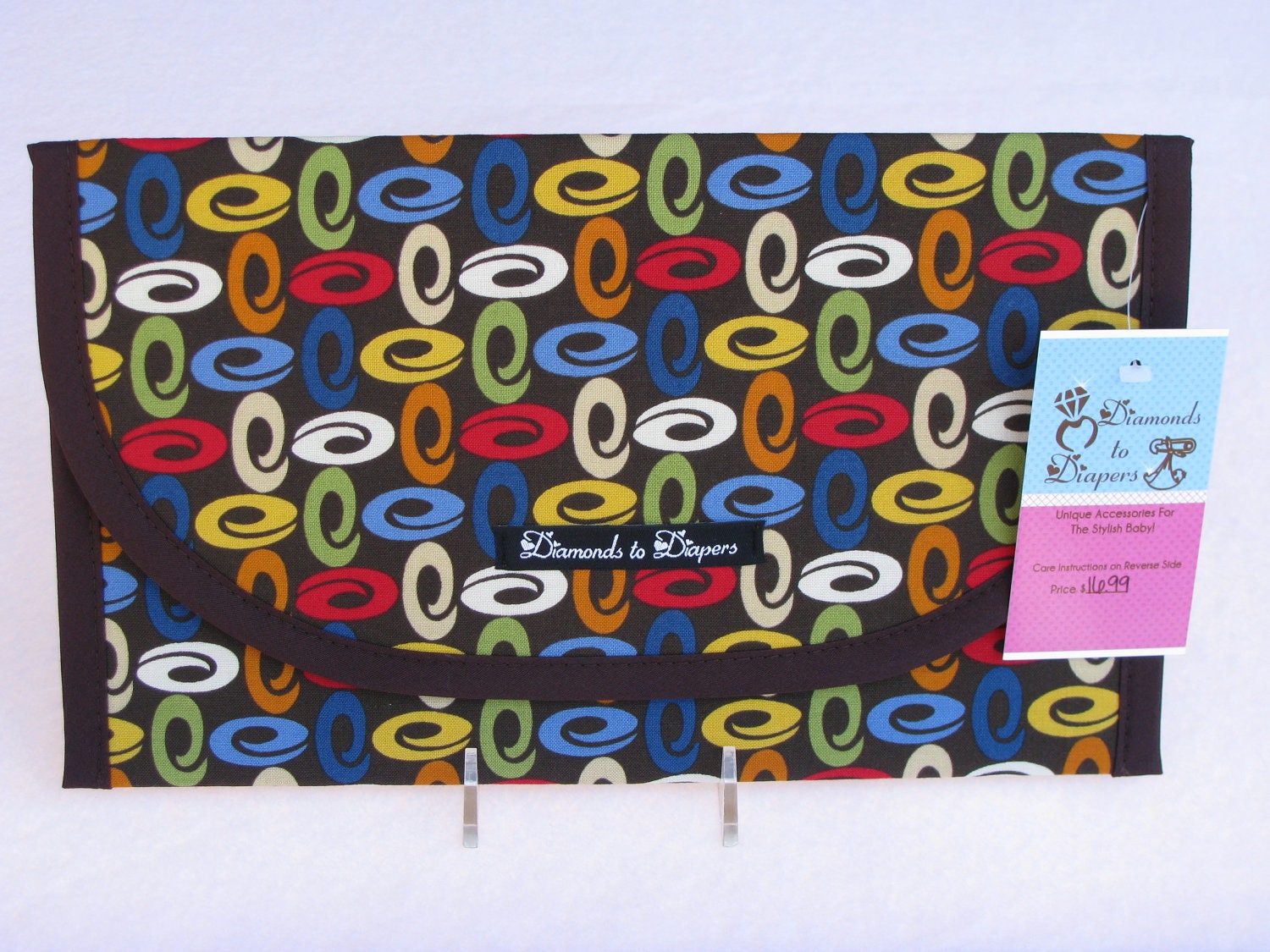 Mod Orbits Diaper and Wipes Case Holder Clutch