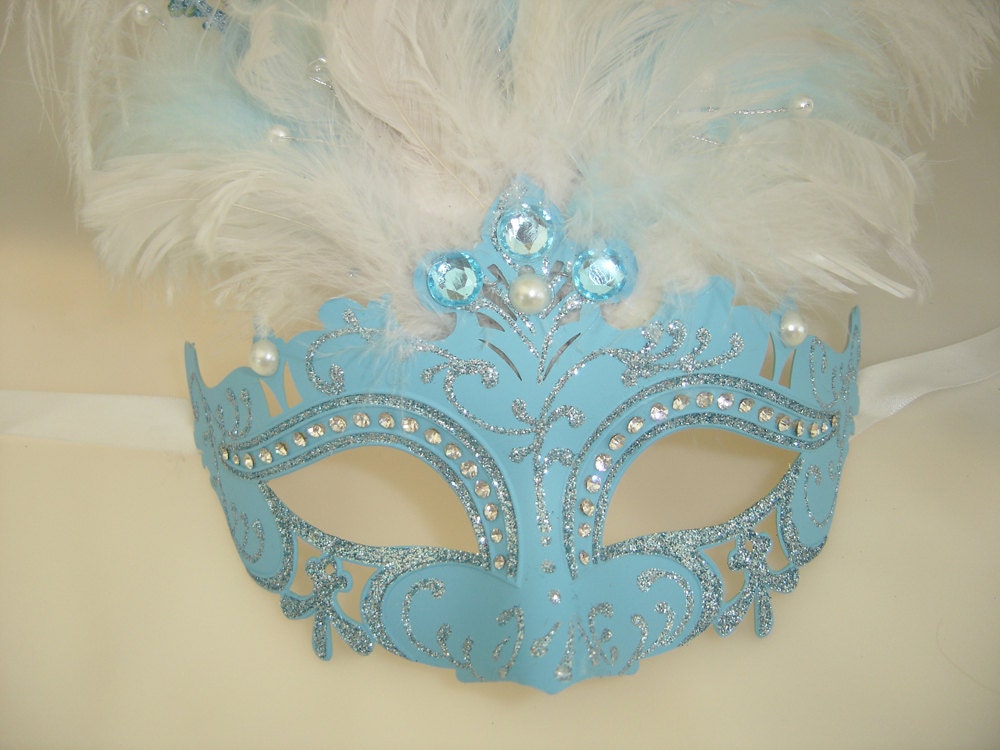 Laser Cut Mermaid Venetian Mask