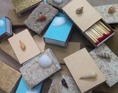 10 Beach Wedding Theme Matchboxes - Wedding Favors - Party Favors - Beach Bungalow - Beach House