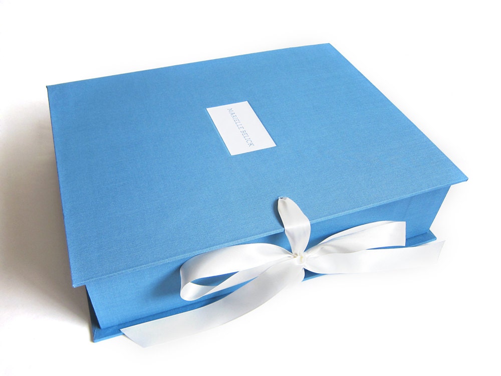 Made to Order Clamshell Box 12 x 12 Inches or Any Size - Photo Album, Gift Box, Wedding Album, Fragile Book Storage, Portfolio