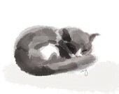 Pet Portrait Painting - Digital Watercolour