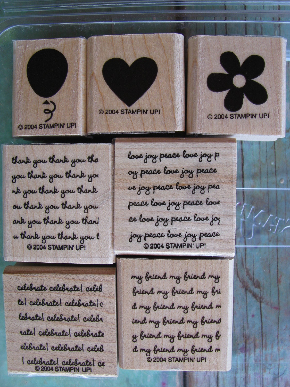 Mini Messages - Set of 7 Stamps, Stampin Up