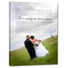 Personalized Gift, 18x24 Wedding CANVAS Art with custom photo using your song lyrics, wedding vows, first dance song