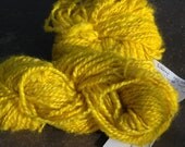 Buttercup,  100% Pure Wensleydale handspun, hand dyed Yarn 145 gms