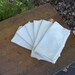 Dinner Napkins Farmhouse Organic Fabric Handmade Dining Entertaining Tabletop Wedding Table Settings French Country Pottery Barn Style