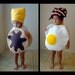 Baby Costume Toddler Costume Halloween Costume Egg With Bacon