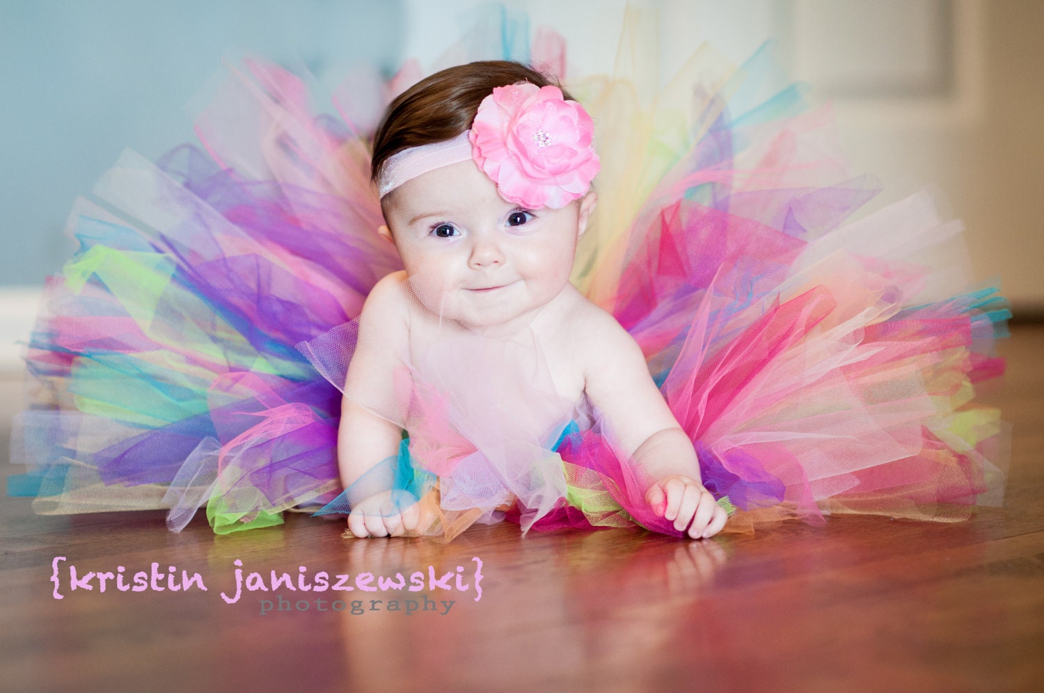 15% off   Tutu Super Fluffy  Rainbow skirt  6m 12m 18m 24m  2t 3t you choose colors Birthday princess dress up photos