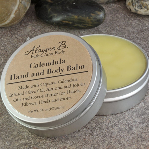 Calendula Herbal Hand and Body Balm - New Larger Size
