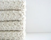 cotton crochet washcloth/bath scrubbies AND you can pick the colors