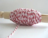 bakers twine-red and white (25 yds)
