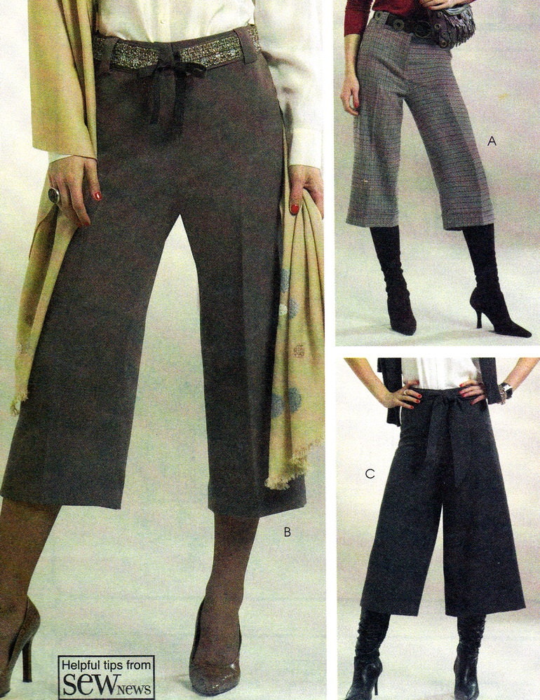 gaucho pants pattern