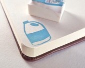 jug o bleach - hand carved stamp