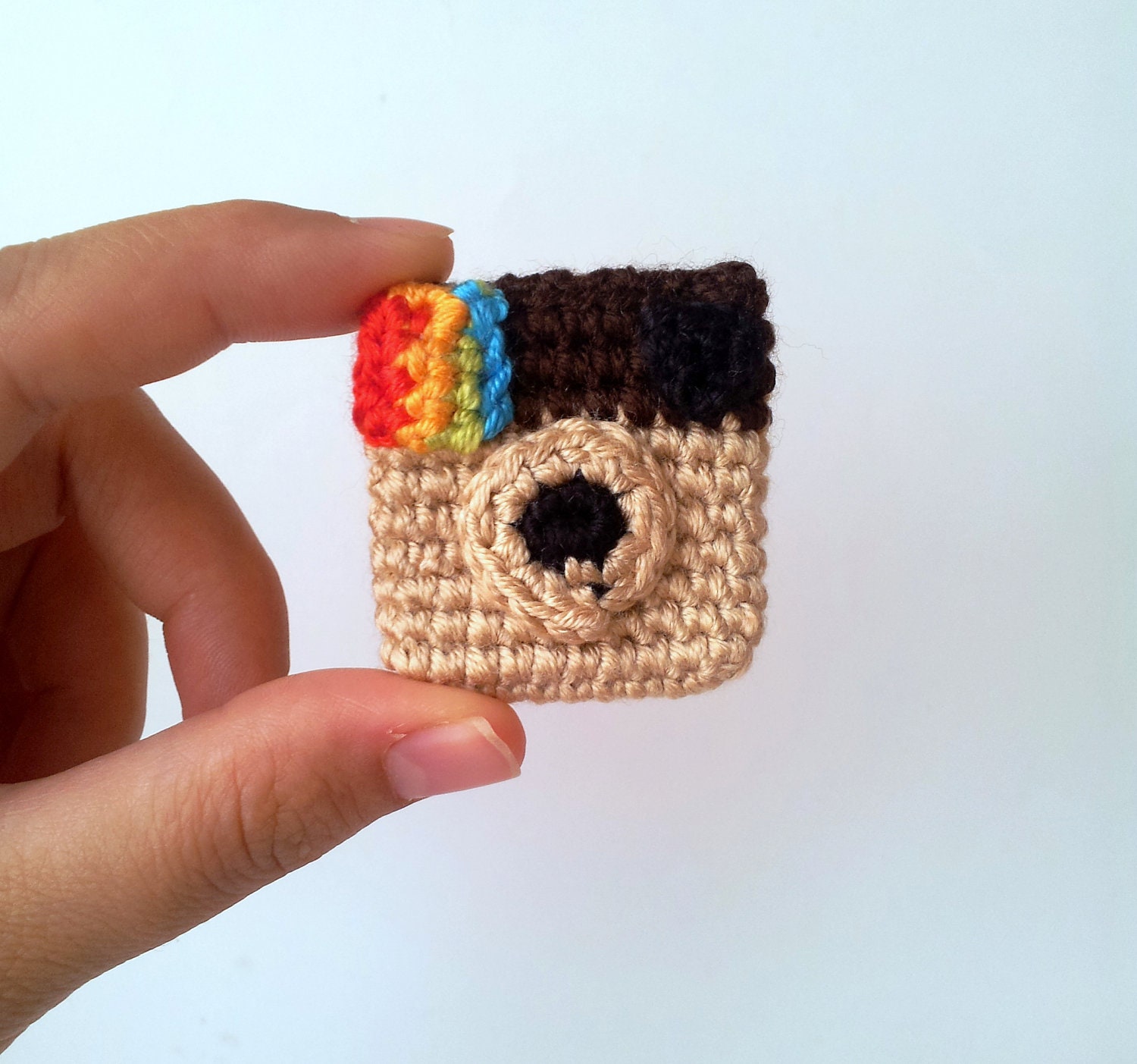 Instagram Icon Brooch