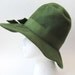 1960s Moss Green Floppy Hat