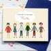 Paperchain welcome baby - card
