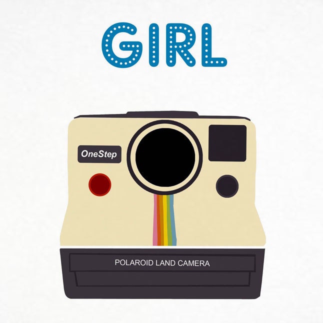 I'm a Polaroid Girl - large print