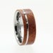Mens Tungsten Wedding Rings / Tungsten Ring Wedding Band / Wood Ring / Exotic Hard Wood - New1001