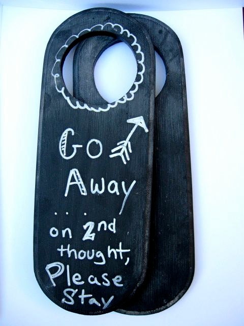 Chalkboard Door Hanger