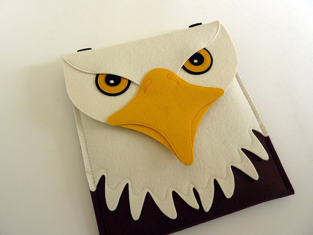 Bald eagle iPad case - READY TO SHIP