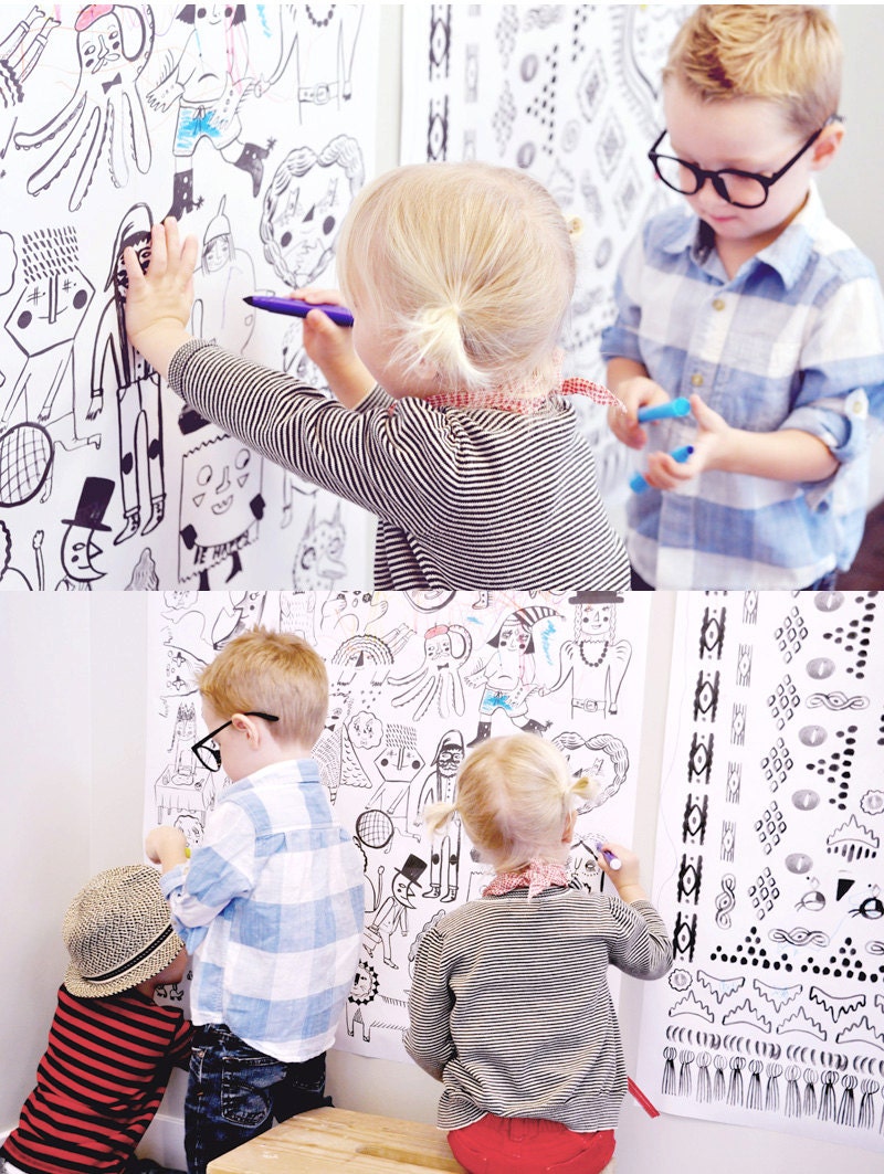 Roxy Marj Coloring Posters - Set of 4