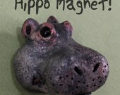Hippopotamus Magnet, Hippo Head