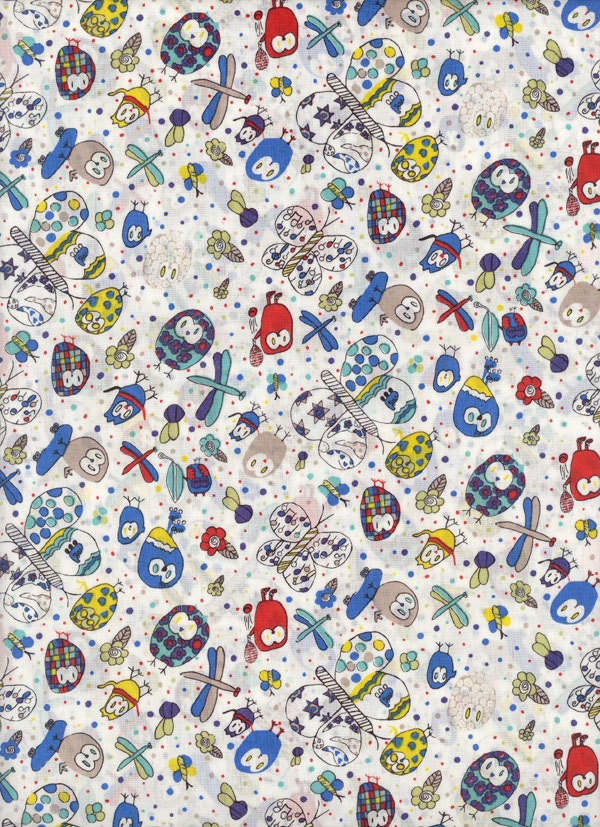 Liberty of London fabric tana lawn Elizas Owl 6x27
