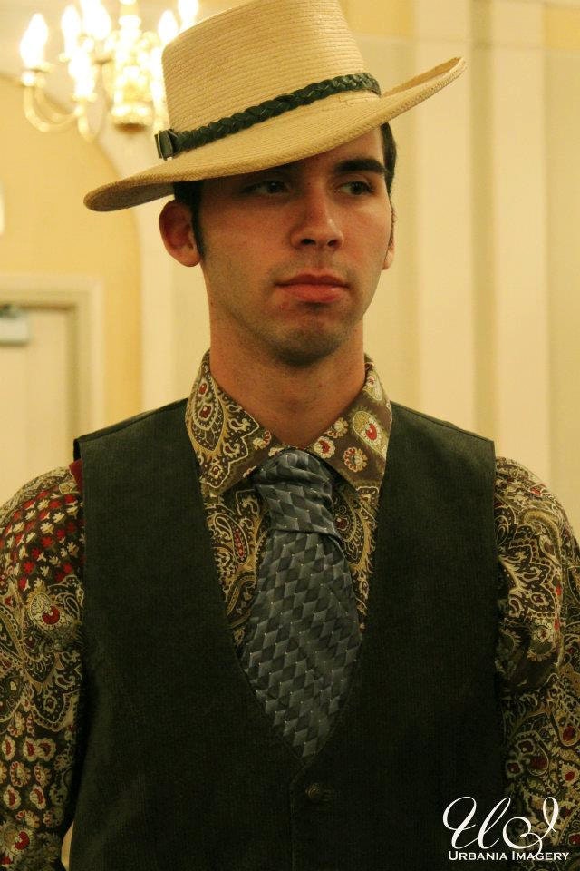 Victorian Steampunk Men's Attire- Upcycled
