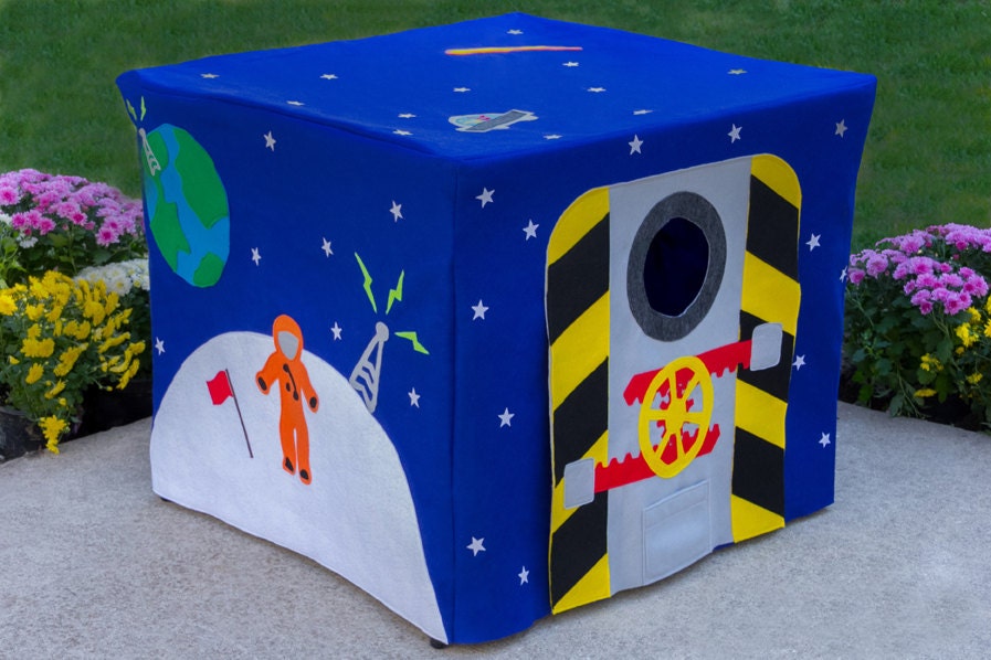 Outer Space Card Table Playhouse, Personalized, Custom Order