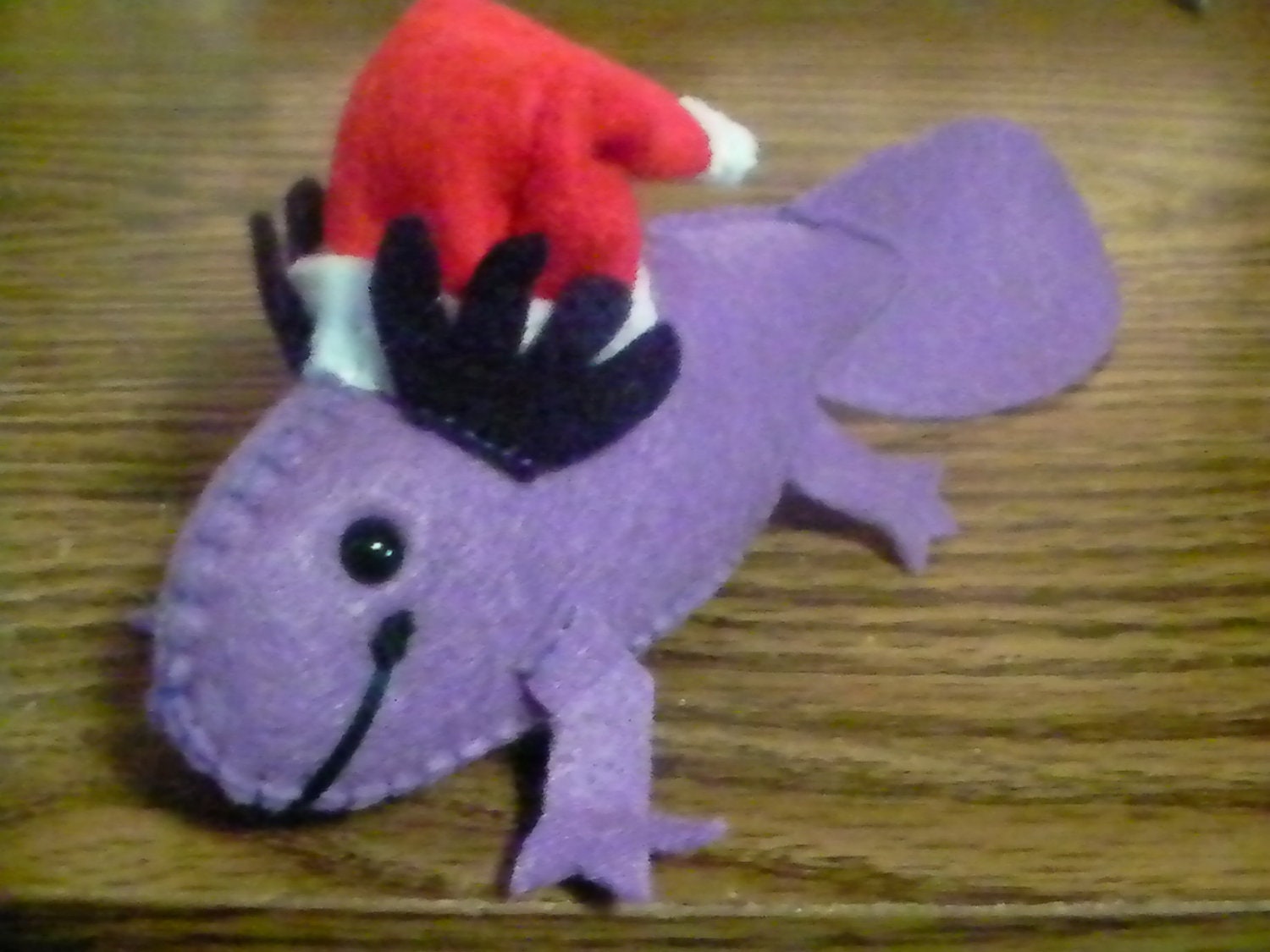 Custom Felt Axolotl Plush- Reserved for merwen