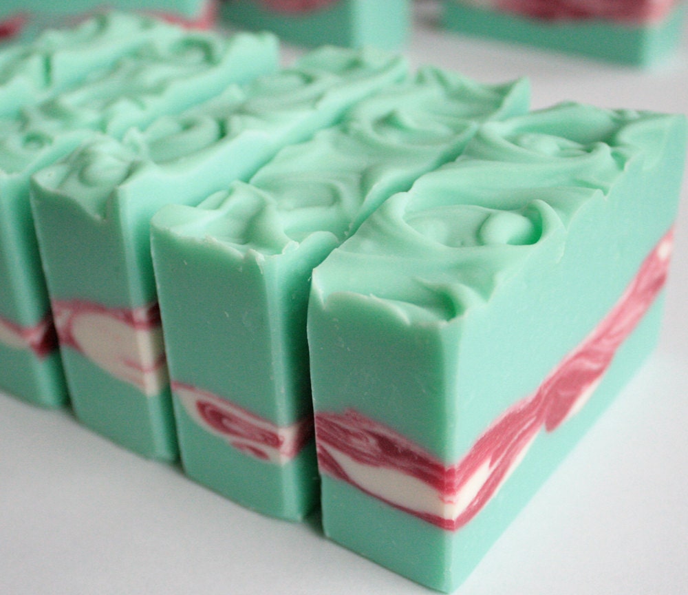 Peppermint Eucalyptus Soap - Handmade Cold Process