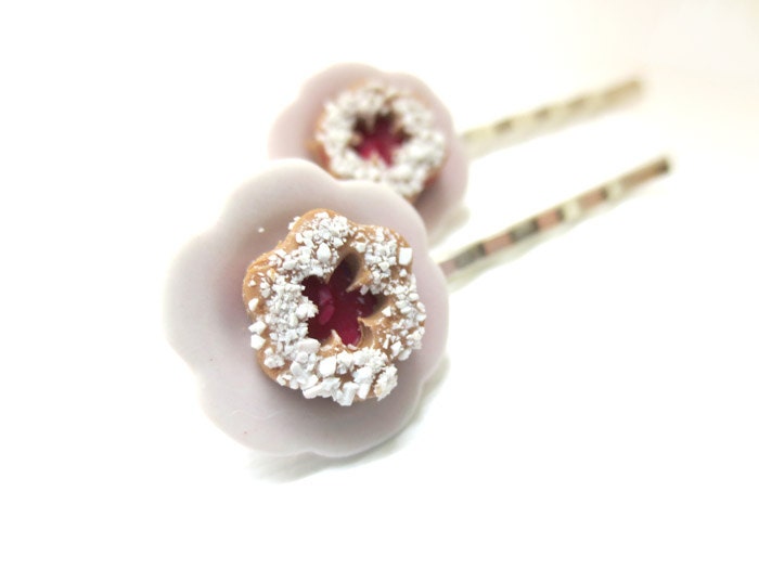 Linzer Cookie Bobby Pin