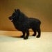 Schipperke Custom Dog realism needle felted pet portrait sculpture