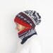 Slouchy Nordic Winter Hat - PDF knitting pattern
