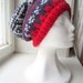 Slouchy Nordic Winter Hat - PDF knitting pattern