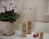 French Spirit Bottles Original Labels