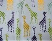Fat Quarter - Giraffes - Urban Circus II Fabric