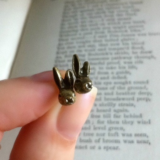 Tiny Bunny Rabbit Earrings