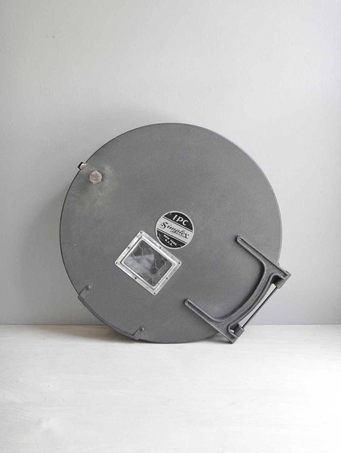 huge industrial film reel case
