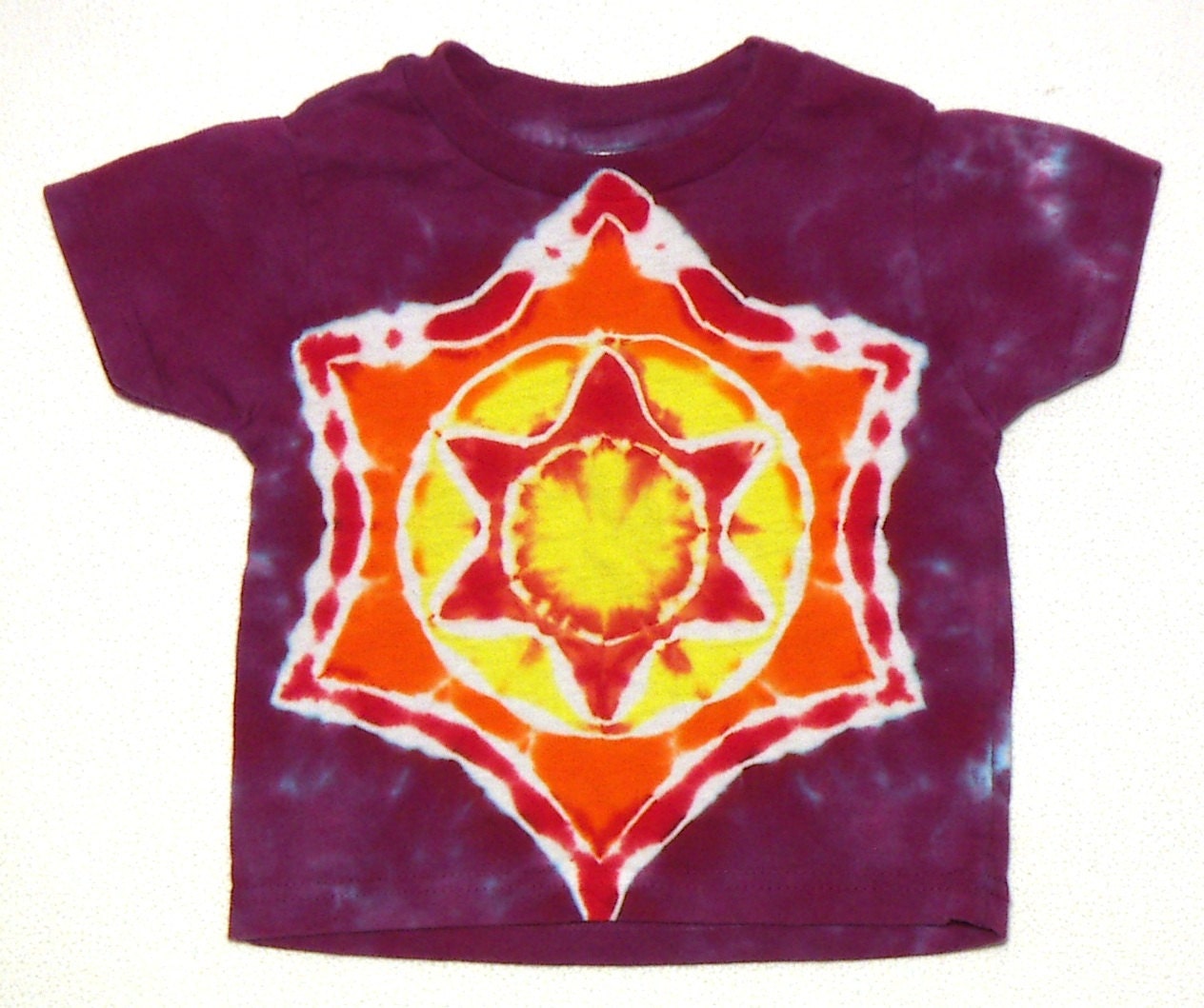 Bright Star Mandala Tie Dye T-Shirt  Size 2