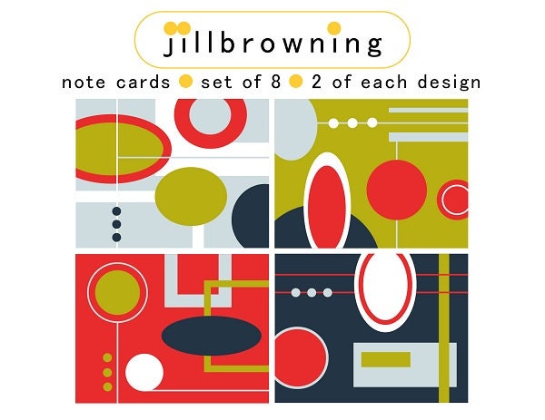 note cards 1 - set of 8