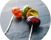 Jura Necklace. Garnet, Citrine, Carnelian, Green Garnet