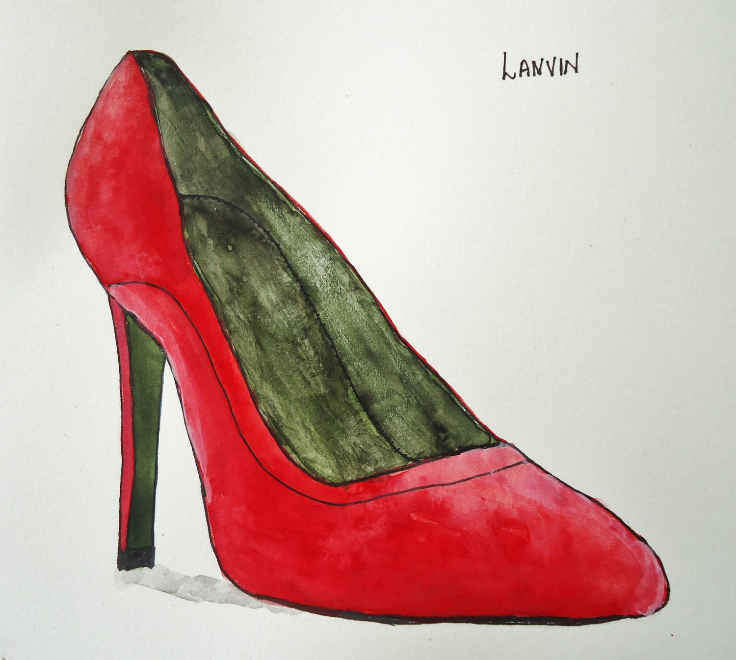 Shoes Watercolor